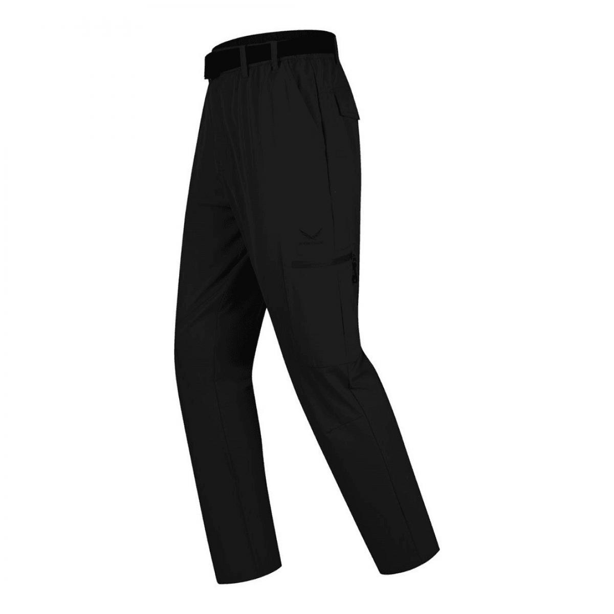 شلوار ترکینگ مردانه 8375 مشکی - men’s lightweight summer pants code 8375